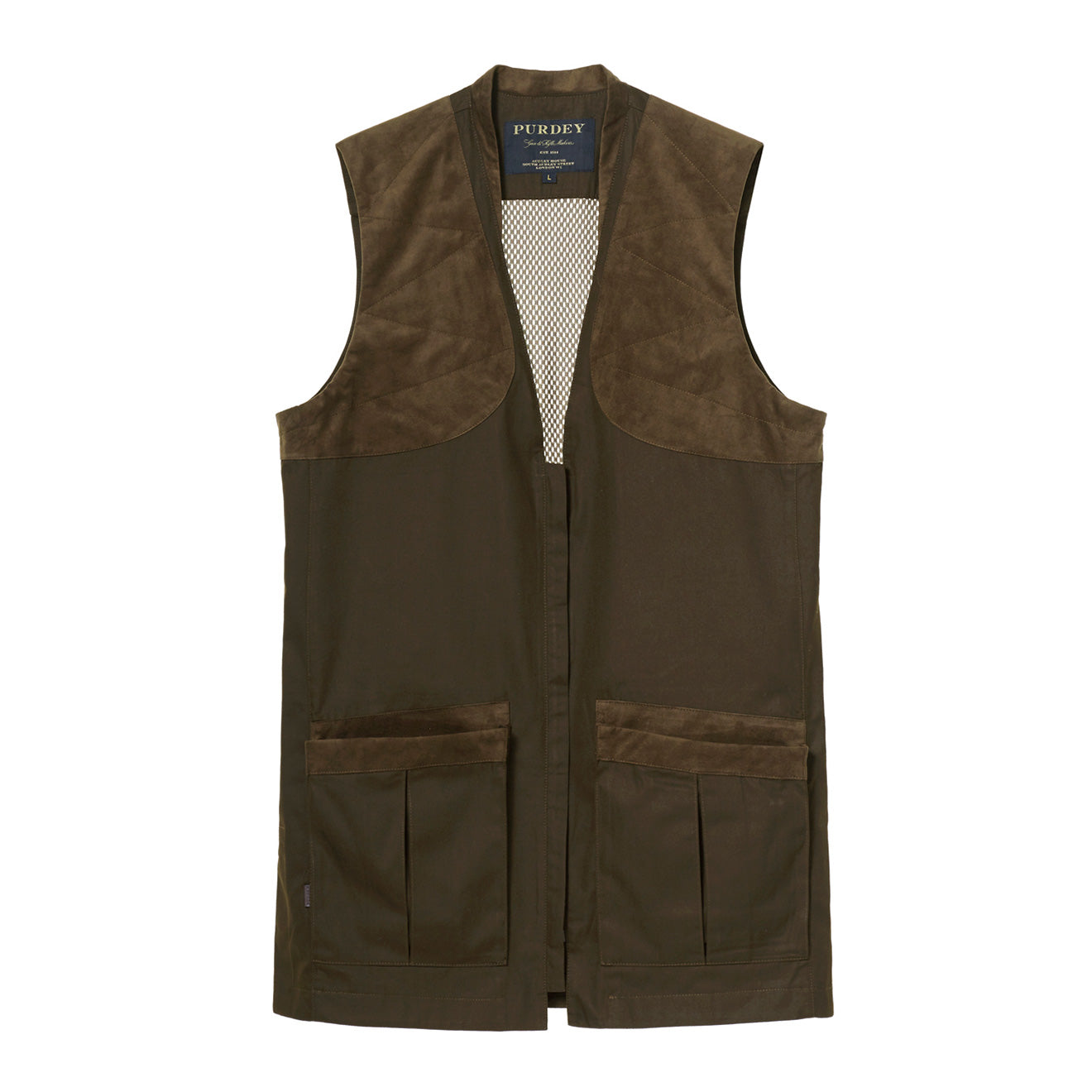 James Purdey Sporting Vest Dark Green