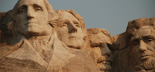 National Memorial American Presidents Carved into Mount Rushmore, South Dakota