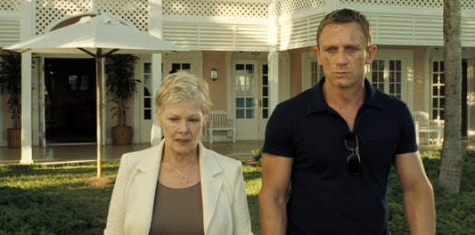 Sunspel Riviera Polo Shirt Worn by Daniel Craig "James Bond" With M "Judi Dench"