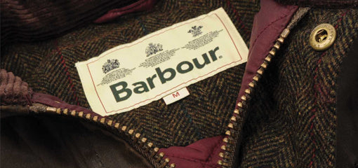 Barbour Jacket Official Label