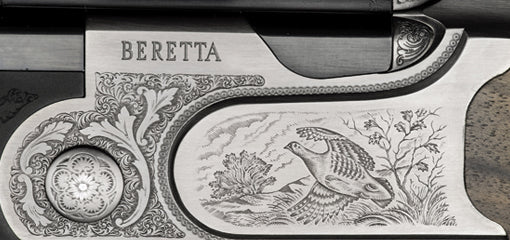 Hand Engraved Beretta Shotgun