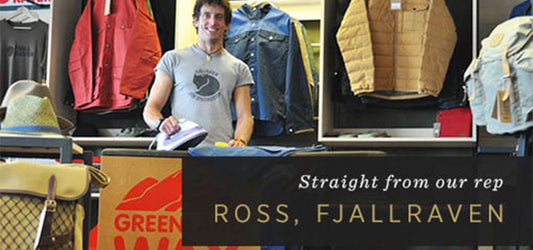 Our Fjällräven rep, Ross