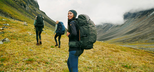 Walkers With Backpacks of Fjallraven Expedition