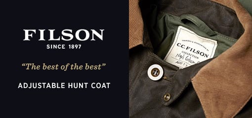 Filson Since 1897, Adjustable Hunt Coat