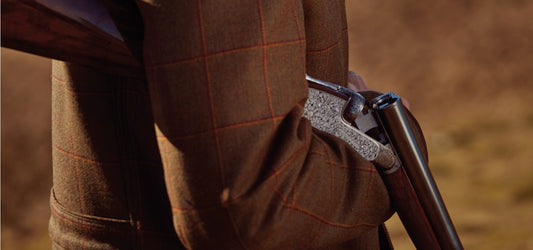 Purdy Shotgun and Tweed Field Jacket