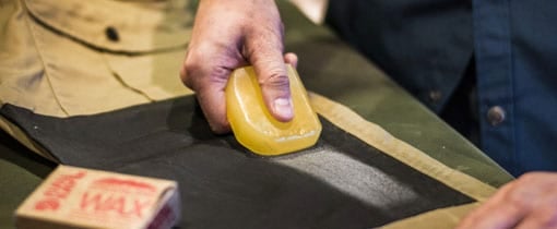 Applying Fjallraven Greenland Wax to Protect Fabric