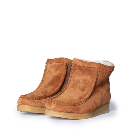 Clarks Originals Womens Wallabee Hi Boot Caramel WLined