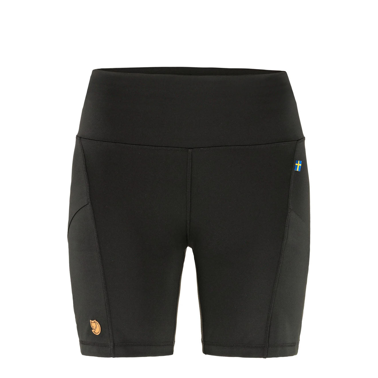 Fjallraven Womens Abisko 6 Inch Shorts Tights Black - The Sporting Lodge