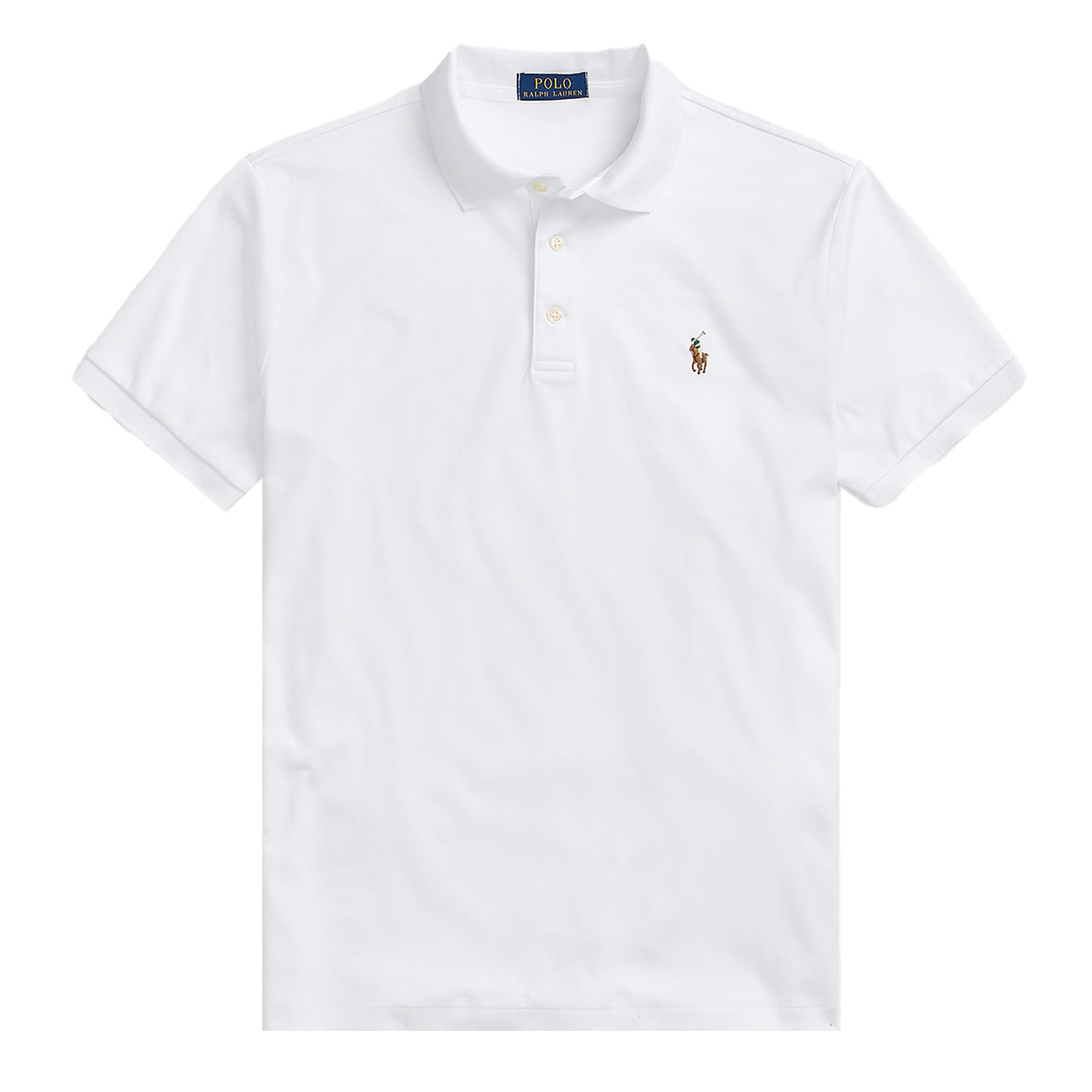 Polo Ralph Lauren Pima Cotton SS Polo Shirt White