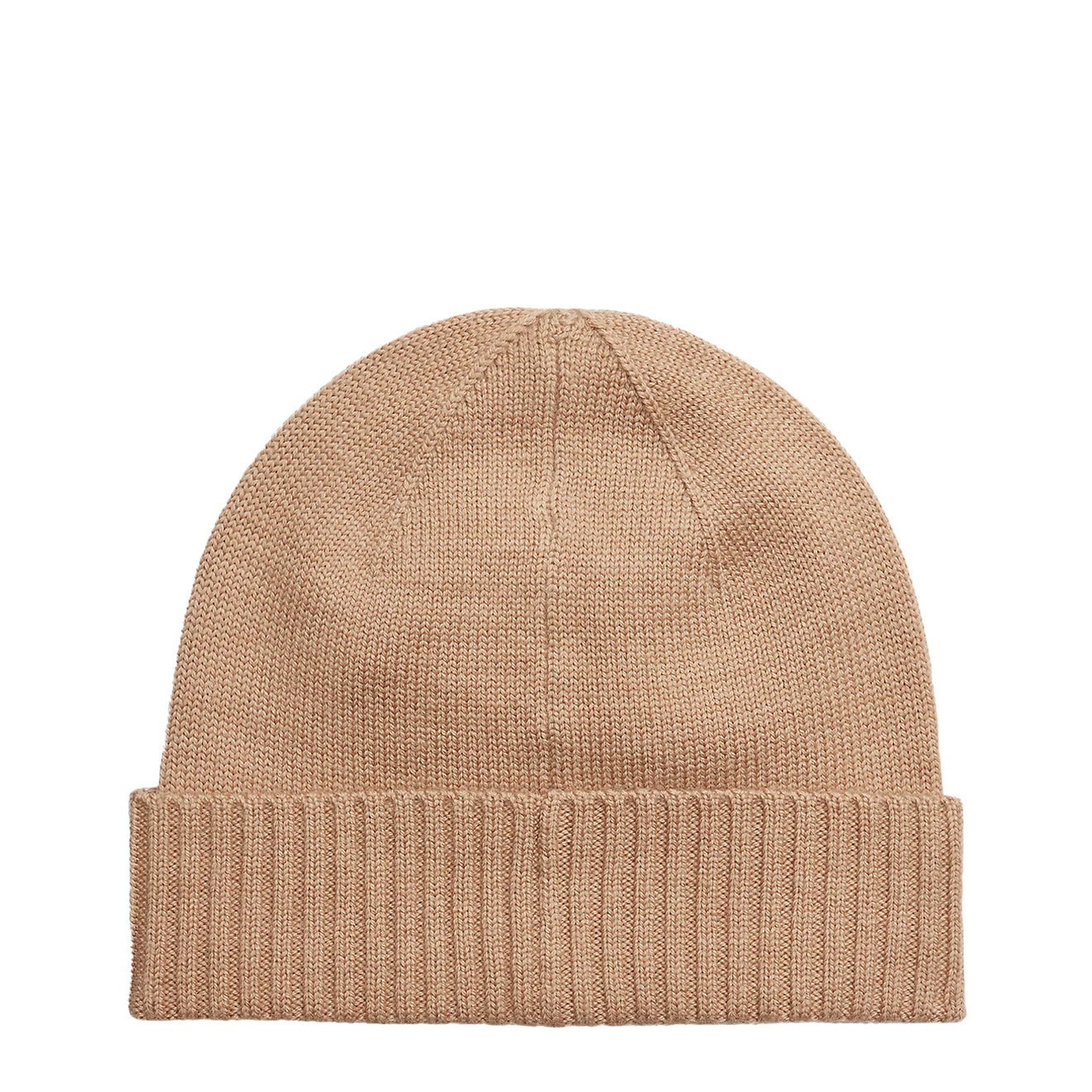 Polo Ralph Lauren Signature Pony Wool Beanie Camel Melange