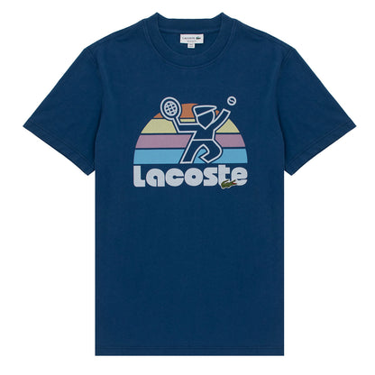 Lacoste Retro Tennis T-Shirt Globe - The Sporting Lodge