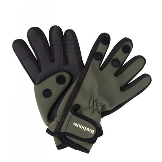 Barbour Neoprene Gloves Green - The Sporting Lodge