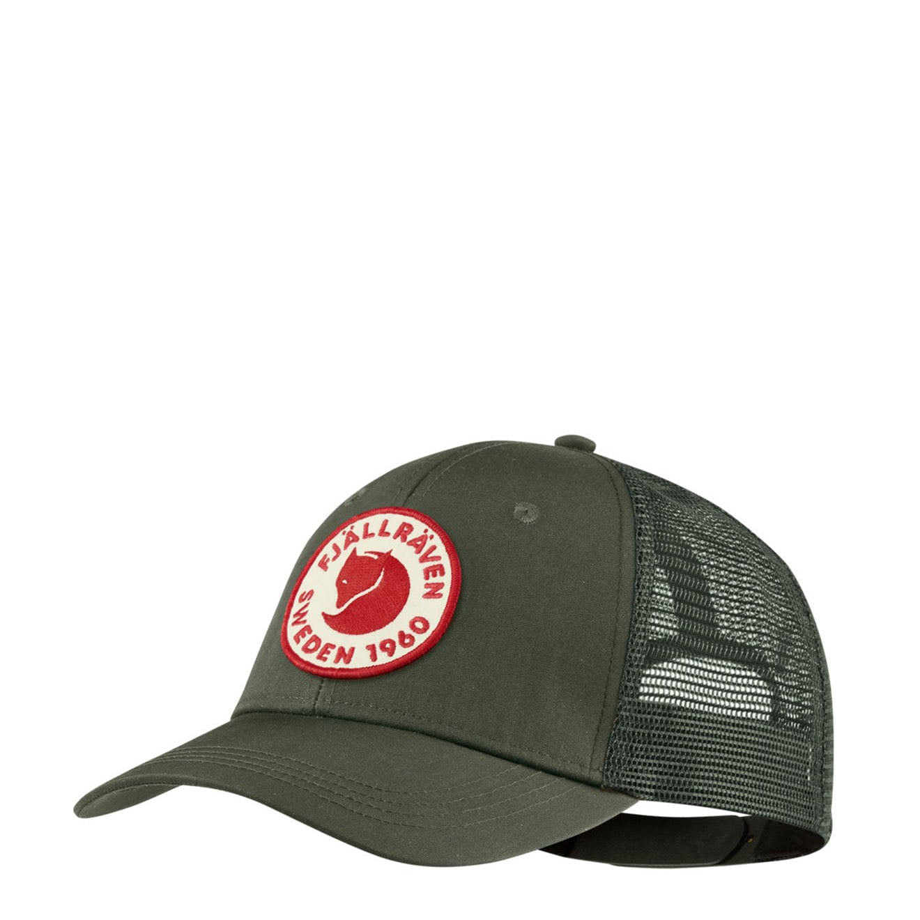 Fjallraven 1960 Logo Langtradarkeps Cap Deep Forest - The Sporting Lodge