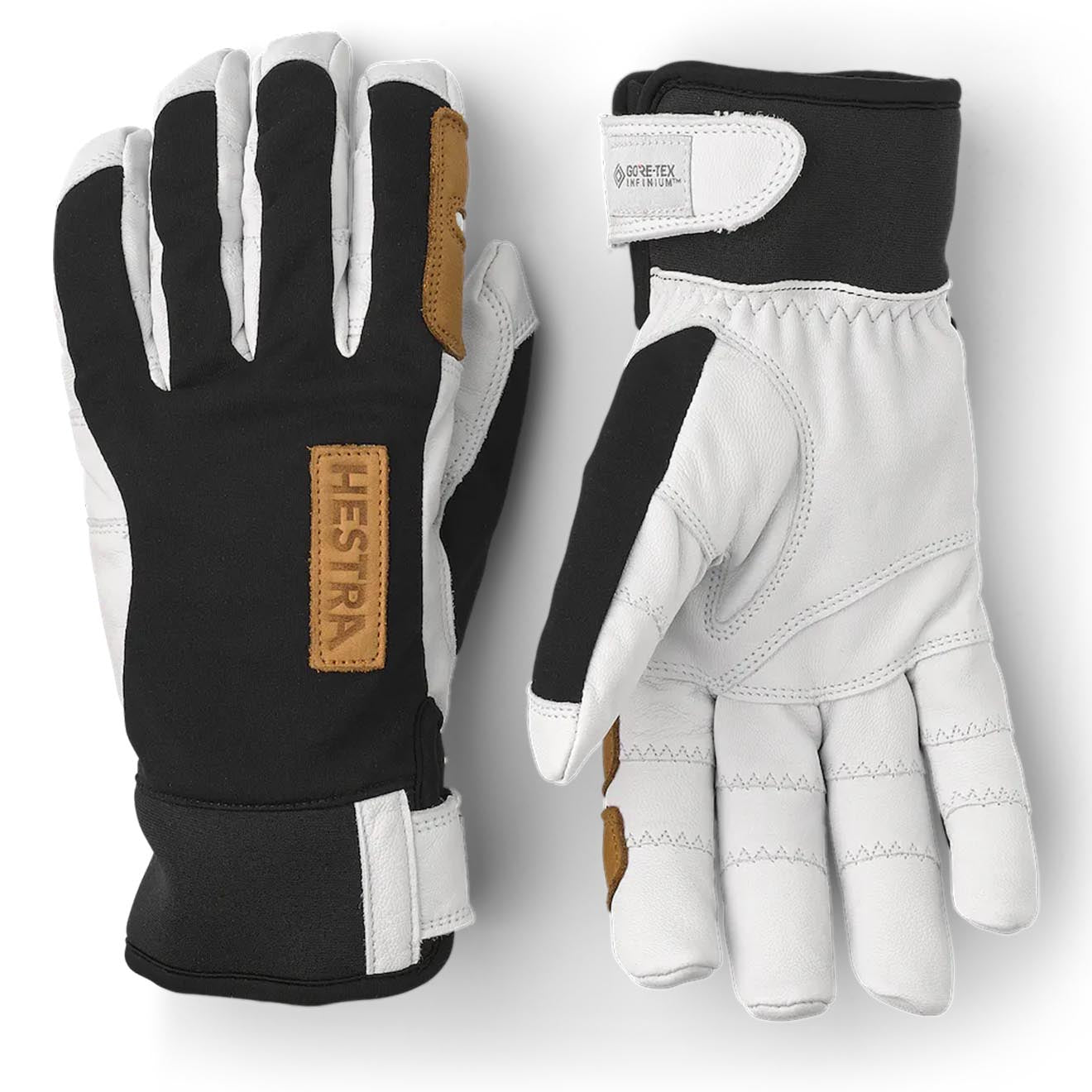 Hestra Ergo Grip Active Wool Terry 5 Finger Glove Black / Off-White