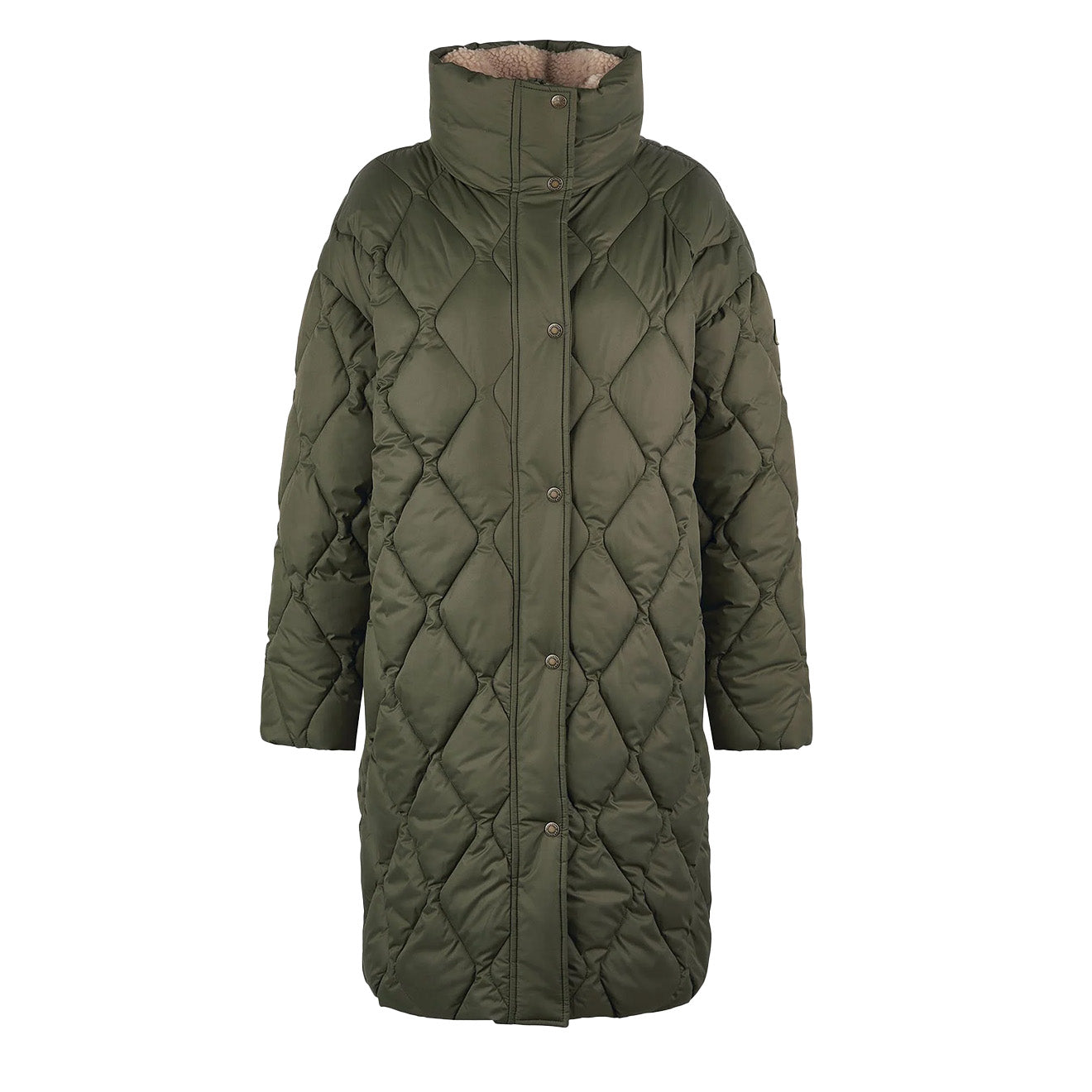 Barbour Womens Samphire Quilted Jacket Deep Olive - The Sporting Lodge