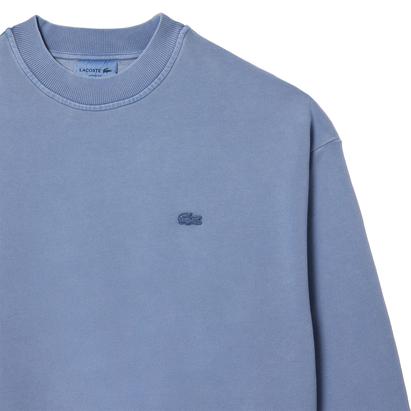 Lacoste Eco Dye Sweatshirt Eco Stonewash - The Sporting Lodge