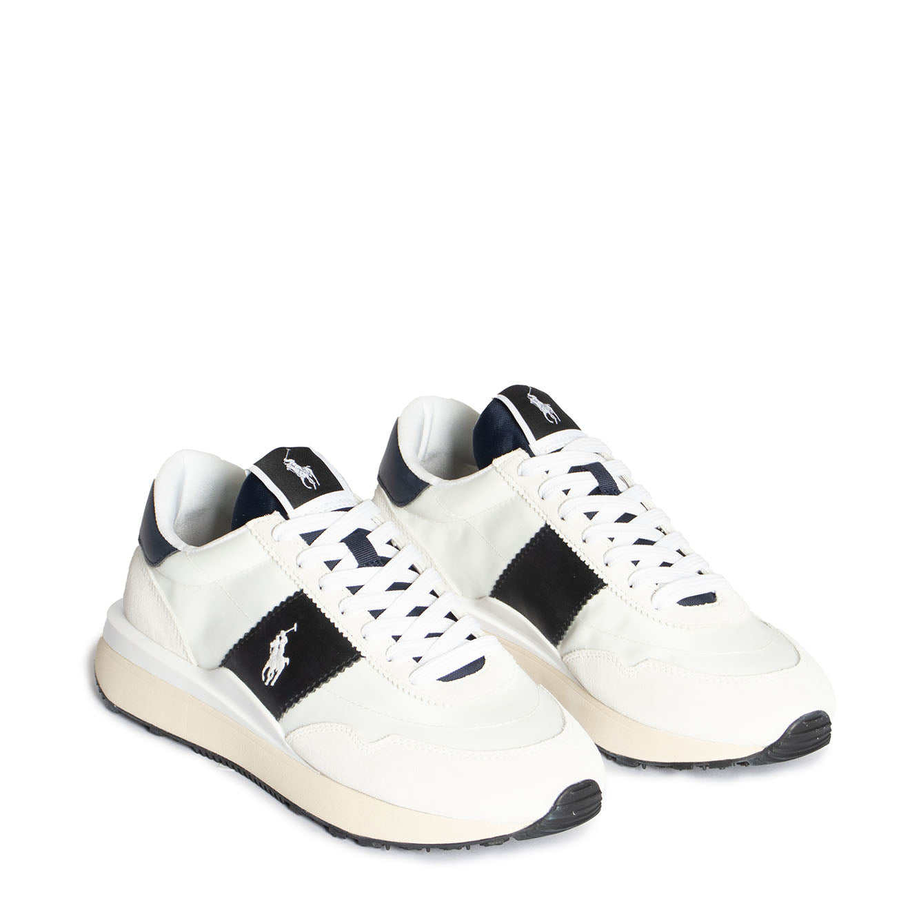 Polo Ralph Lauren Train 89 Sneakers White Multi - The Sporting Lodge