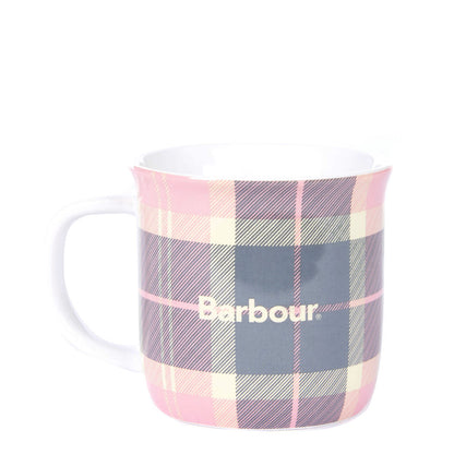 Barbour Tartan Mug Pink / Grey Tartan - The Sporting Lodge