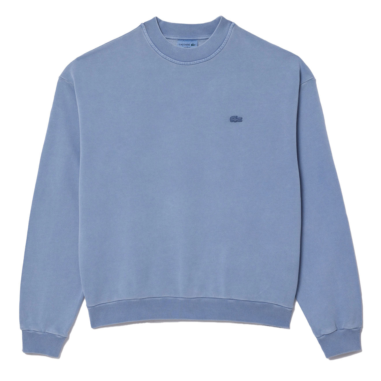 Lacoste Eco Dye Sweatshirt Eco Stonewash - The Sporting Lodge