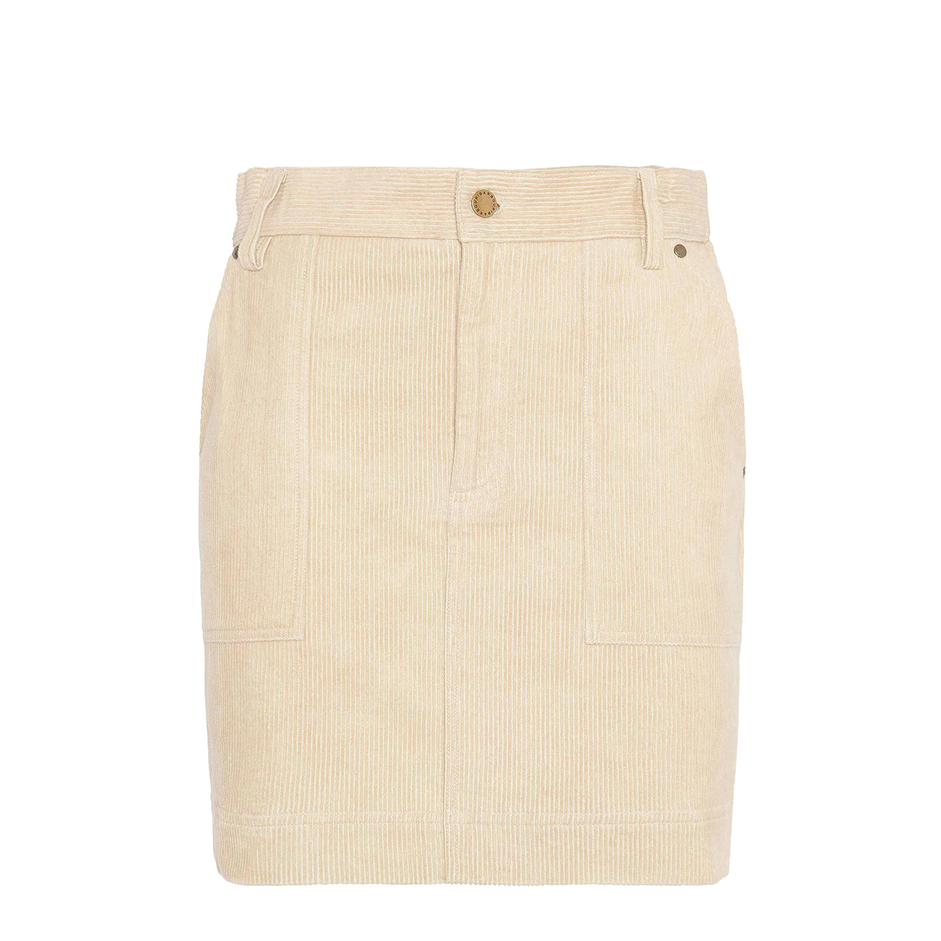 Barbour Womens Anya Mini Skirt White Pepper - The Sporting Lodge