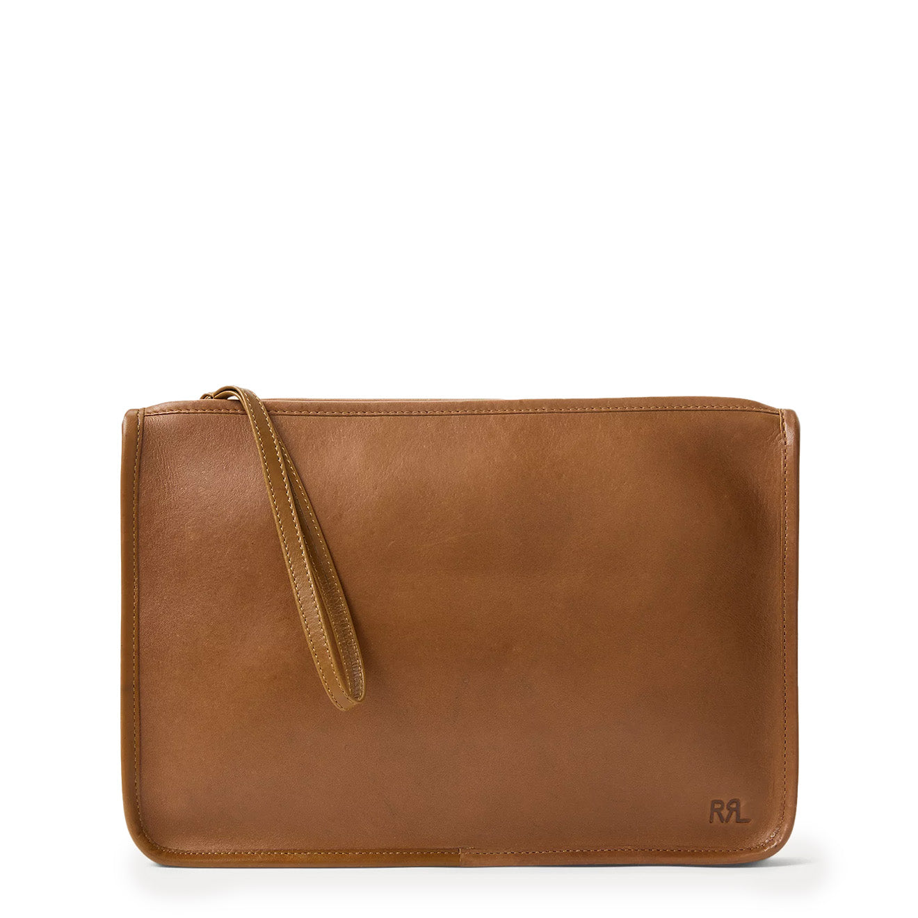 Brown leather pouch best sale