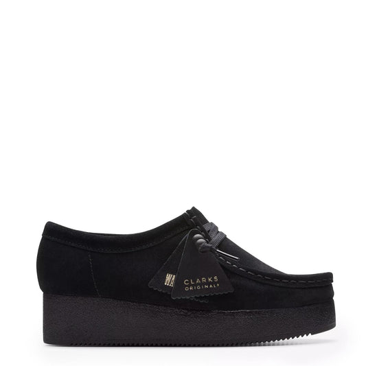 Clarks Originals Womens Wallacraft Bee Black Suede - The Sporting Lodge