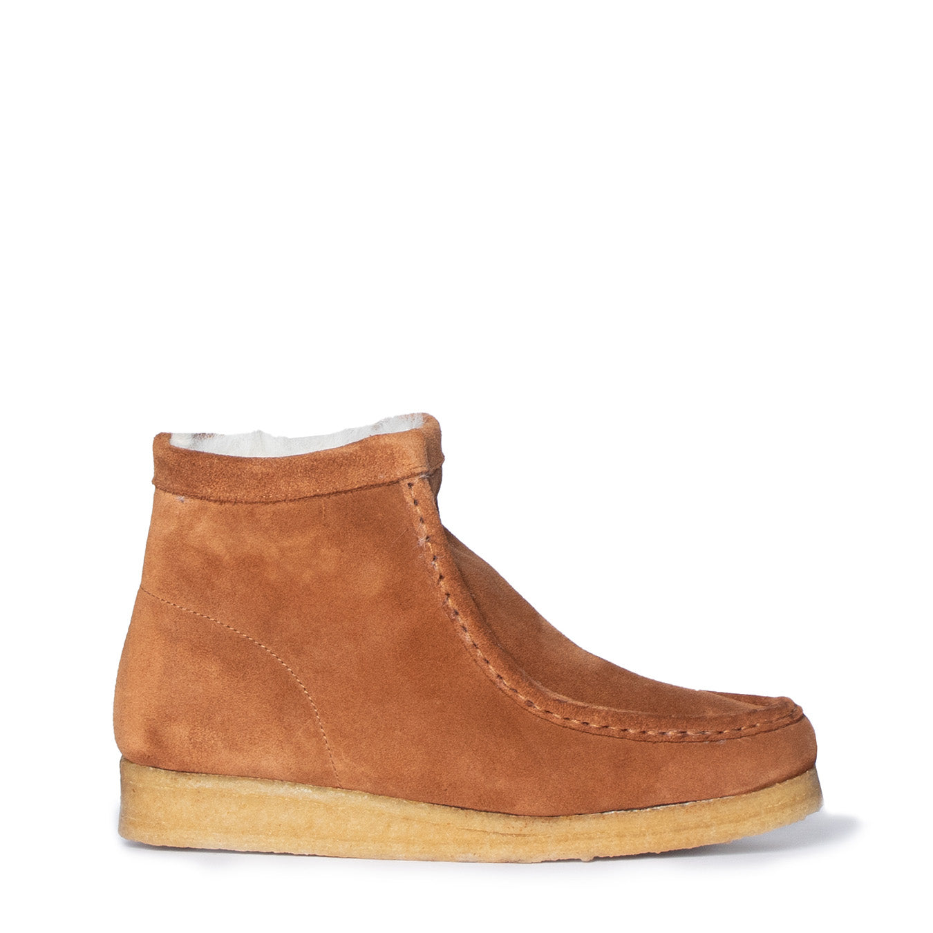 Clarks Originals Womens Wallabee Hi Boot Caramel WLined