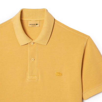 Lacoste Classic Fit Cotton Piqué Polo Shirt Eco Golden Haze - The Sporting Lodge