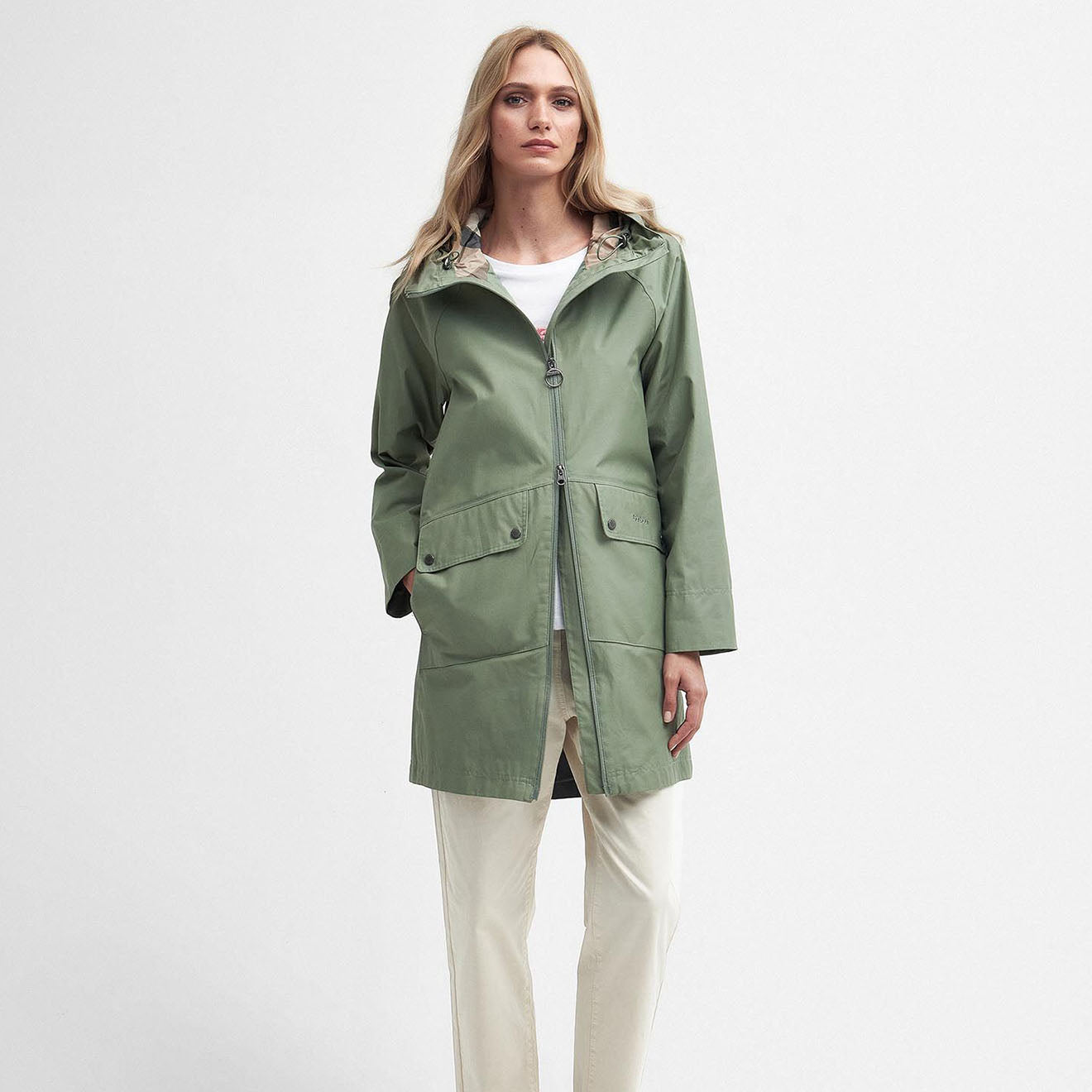 Barbour green raincoat hotsell