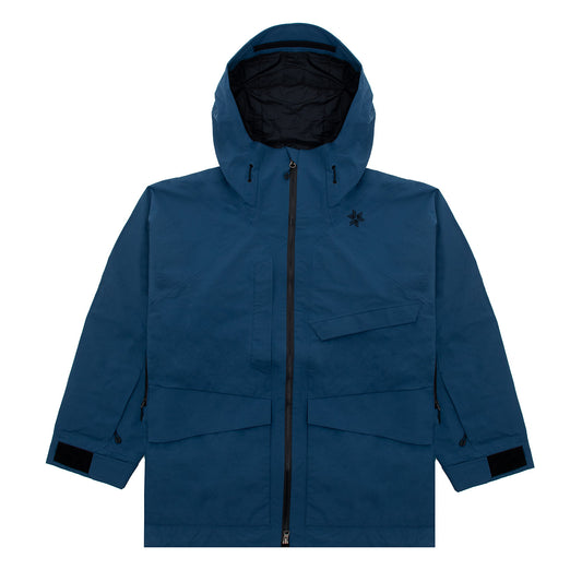 Goldwin GORE-TEX 2L Work Pocket Jacket Navy Blue - The Sporting Lodge