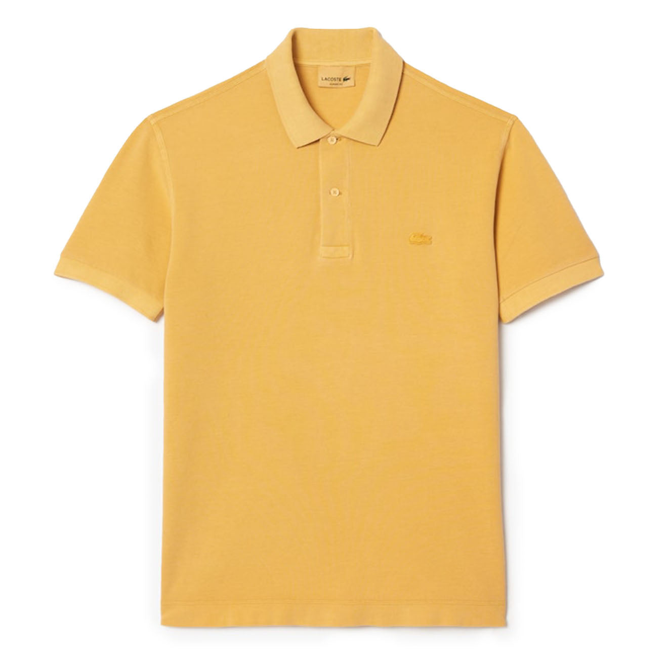 Lacoste Classic Fit Cotton Piqué Polo Shirt Eco Golden Haze - The Sporting Lodge