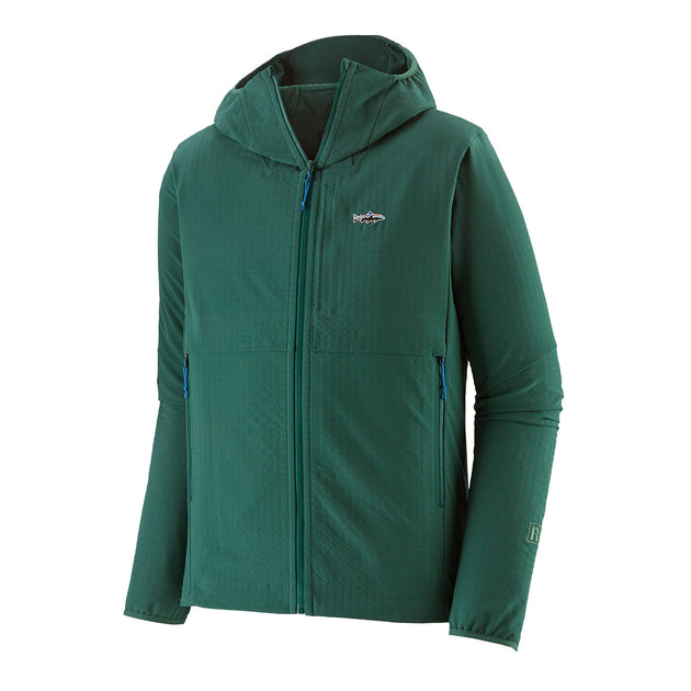 Patagonia r1 hoody textile green online