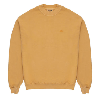 Lacoste Eco Dye Sweatshirt Golden Haze - The Sporting Lodge