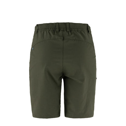 Fjallraven Womens Abisko Trail Stretch Shorts Deep Forest - The Sporting Lodge