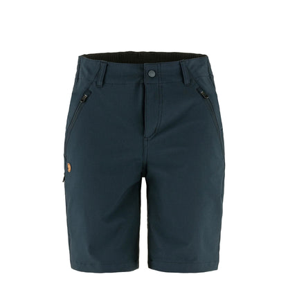 Fjallraven Womens Abisko Trail Stretch Shorts Dark Navy - The Sporting Lodge