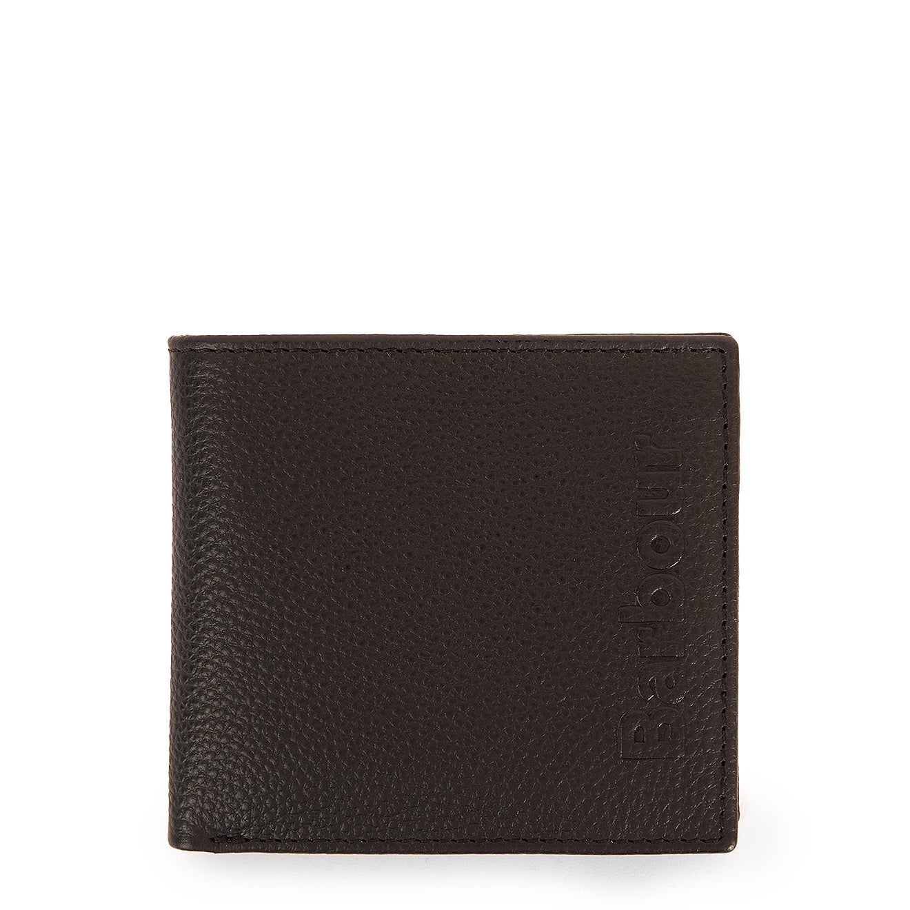 Barbour Debossed Logo Bifold Wallet Classic Black - The Sporting Lodge