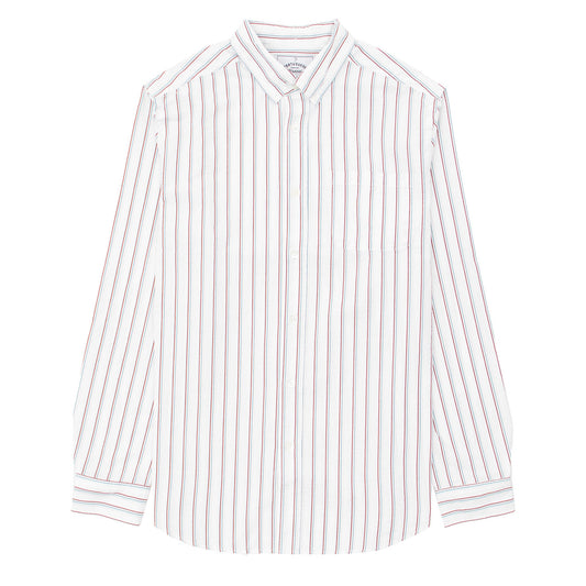 Portuguese Flannel L/S Seersucker Atlantico Shirt Multi Stripe - The Sporting Lodge