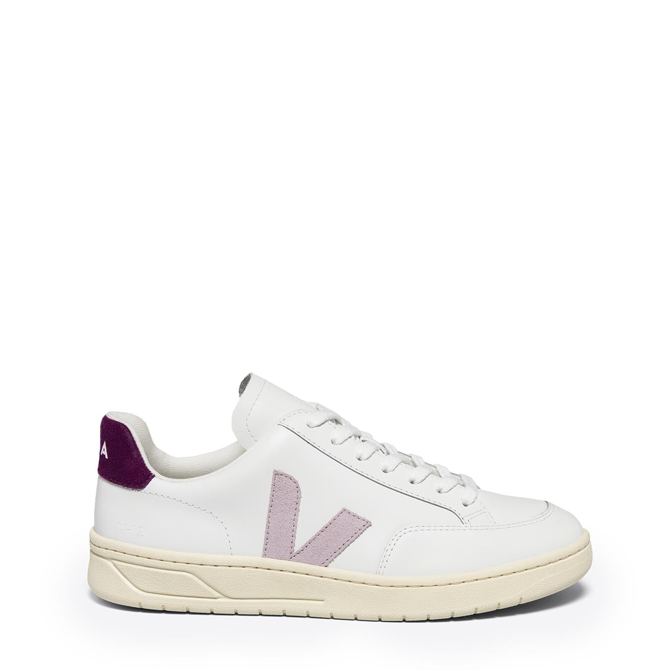 Veja Womens V-12 Extra White Parme Magenta Trainer - The Sporting Lodge