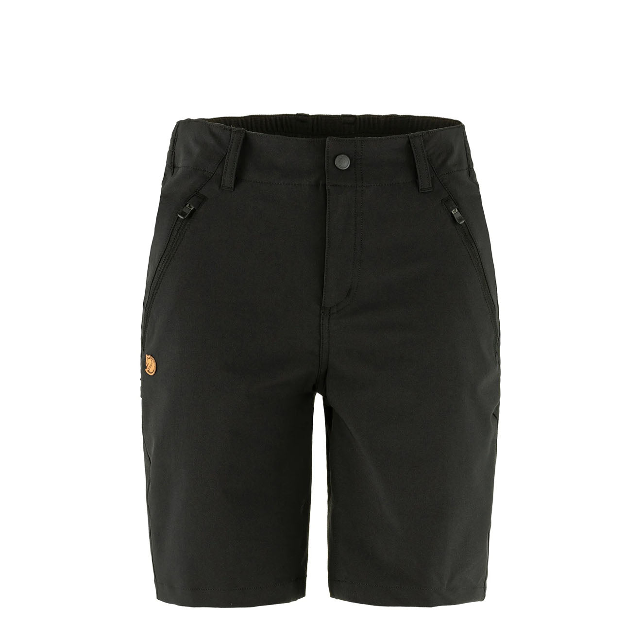 Fjallraven Womens Abisko Trail Stretch Shorts Black - The Sporting Lodge