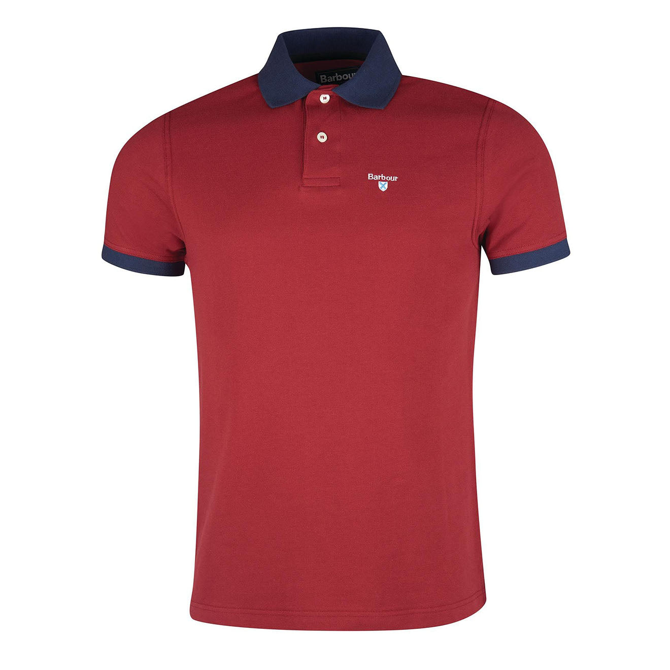 Barbour polo red on sale