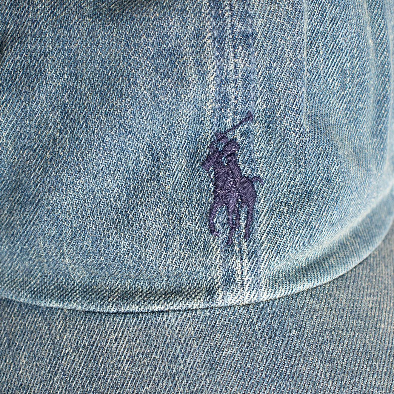 Polo Ralph Lauren Indigo Denim Ball Cap Light Wash Denim The Sporting Lodge