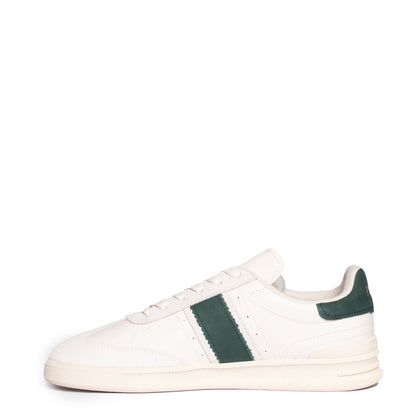 Polo Ralph Lauren Aera Trainers Low Top Lace White / Green - The Sporting Lodge