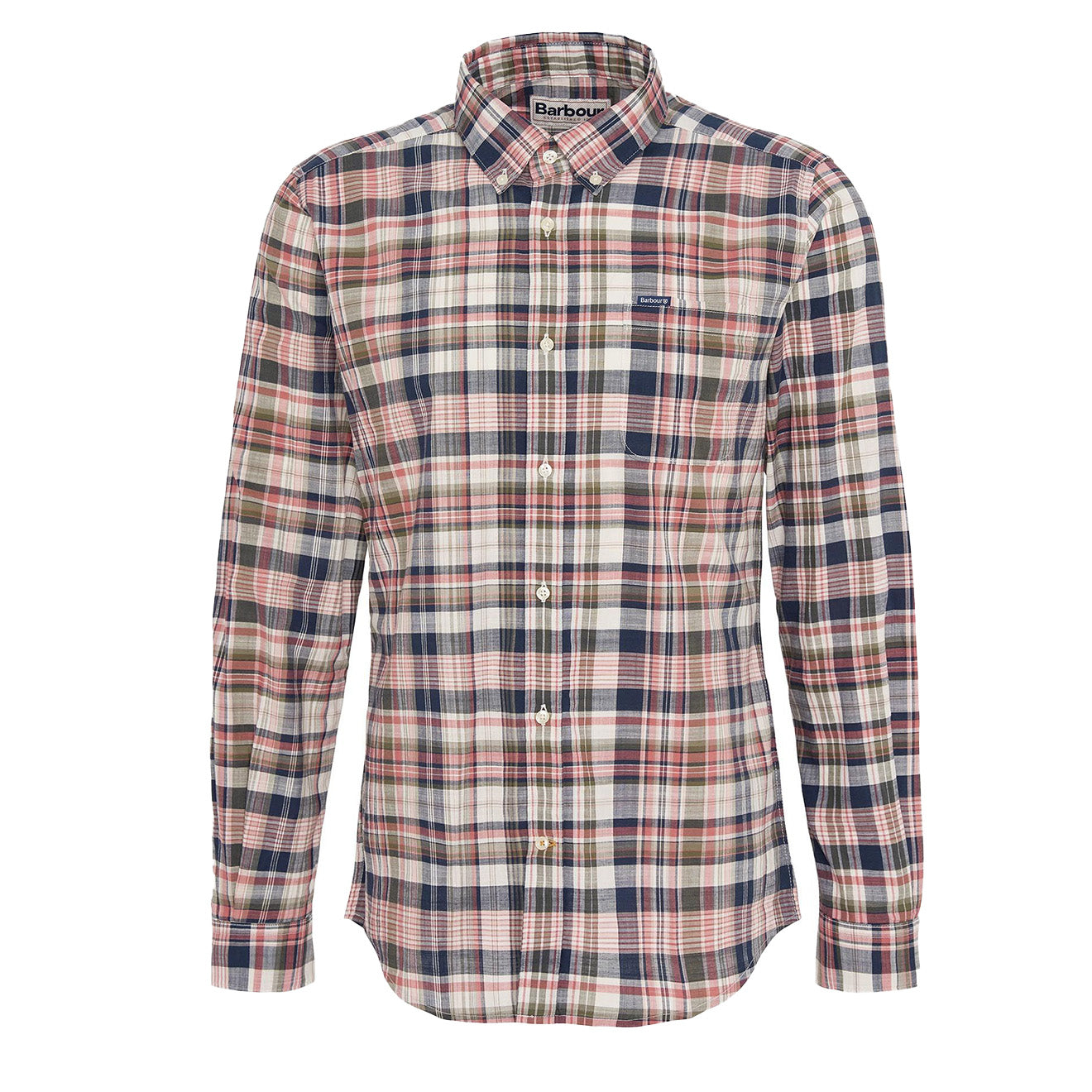 Barbour Seacove Tailored Fit Shirt Pink - The Sporting Lodge