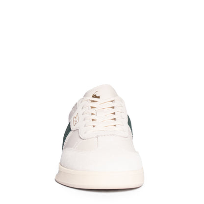 Polo Ralph Lauren Aera Trainers Low Top Lace White / Green - The Sporting Lodge