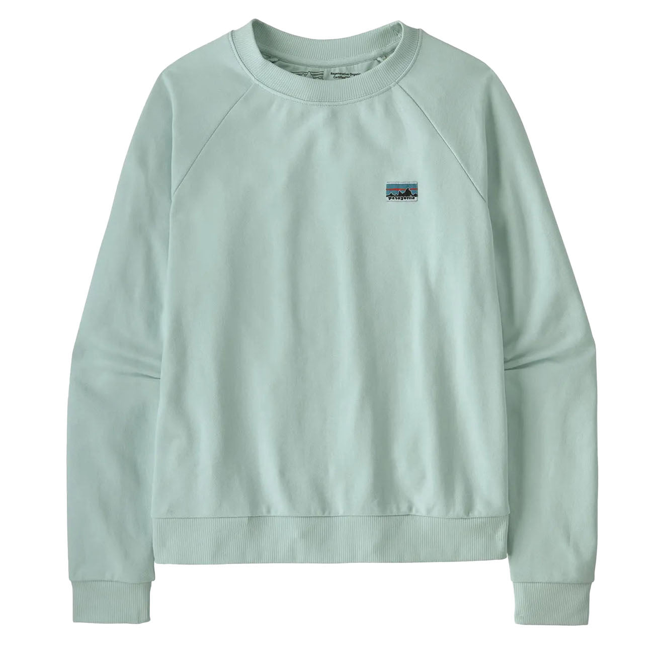 Patagonia Womens Regenerative Organic Certified Cotton Essential Top Wispy Green - The Sporting Lodge