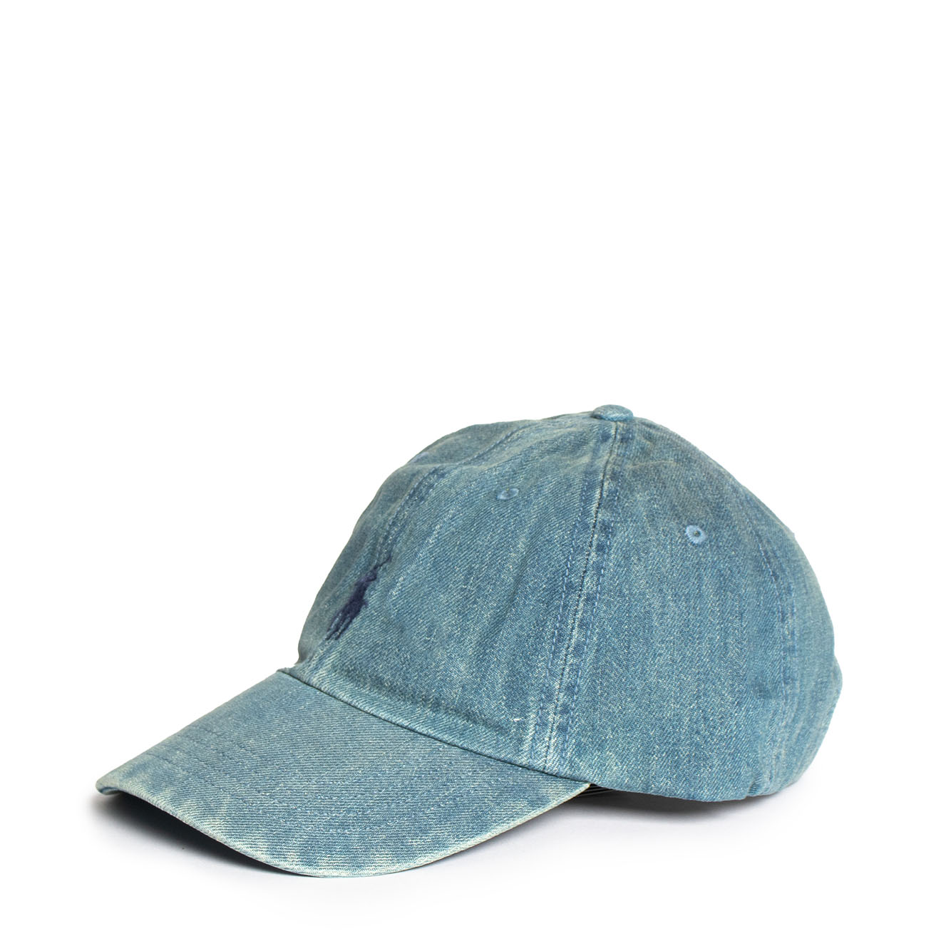 Polo Ralph Lauren Indigo Denim Ball Cap Light Wash Denim - The Sporting Lodge