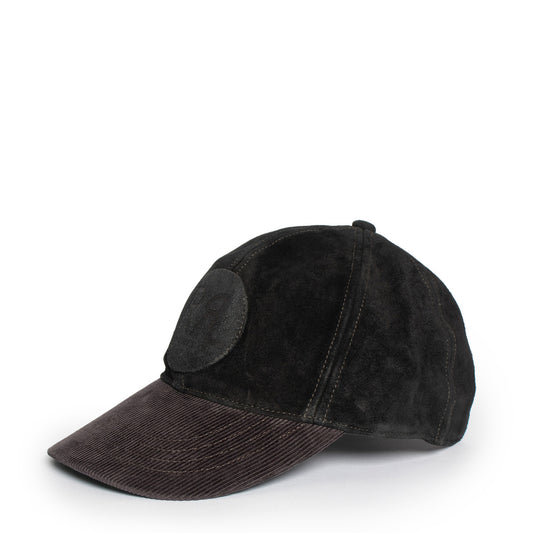 RRL by Ralph Lauren RRL Ranch Logo Suede Ball Cap Black