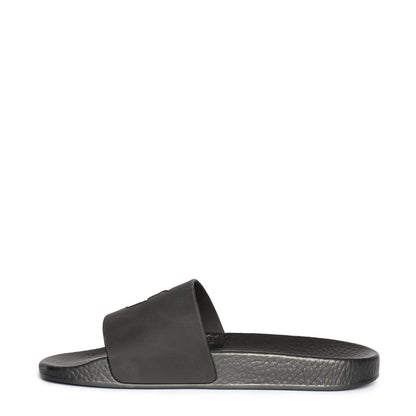 Polo Ralph Lauren Signature Pony Slide Black/White - The Sporting Lodge