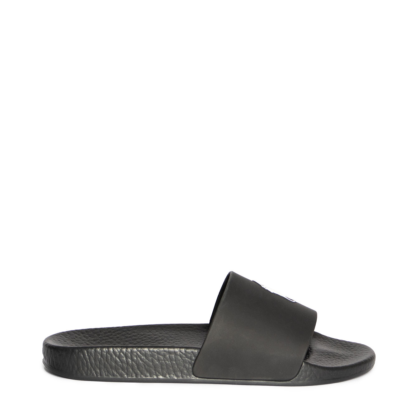 Polo Ralph Lauren Signature Pony Slide Black/White - The Sporting Lodge