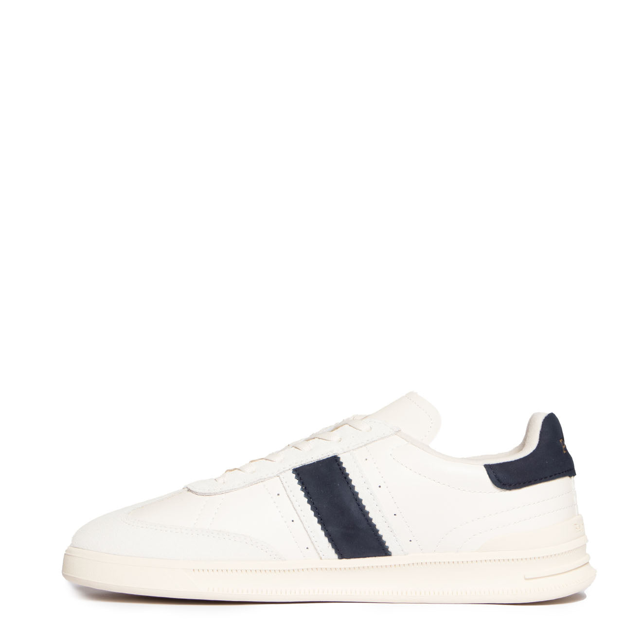 Polo Ralph Lauren Aera Trainers Low Top Lace Cream / Navy - The Sporting Lodge